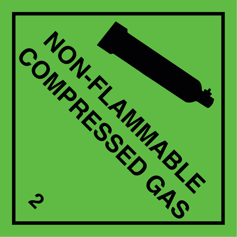 NON-FLAMMABLE COMPRESSED GAS