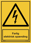 FARLIG ELEKTRISK SPÆNDING
