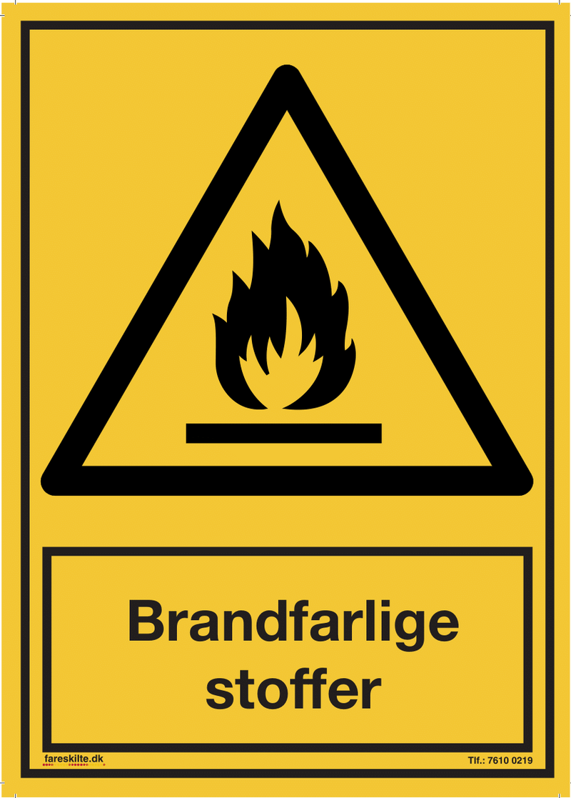 BRANDFARLIGE STOFFER