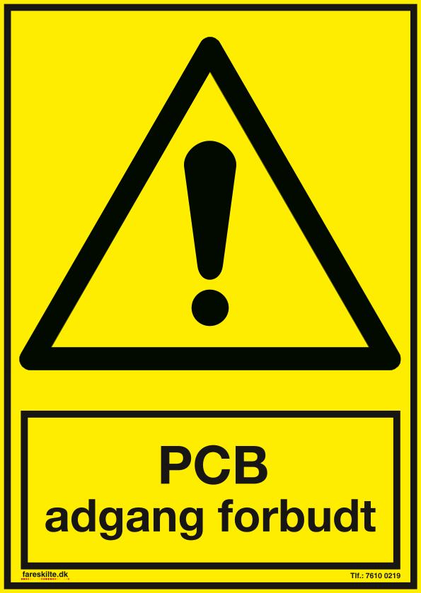 PCB ADGANG FORBUDT