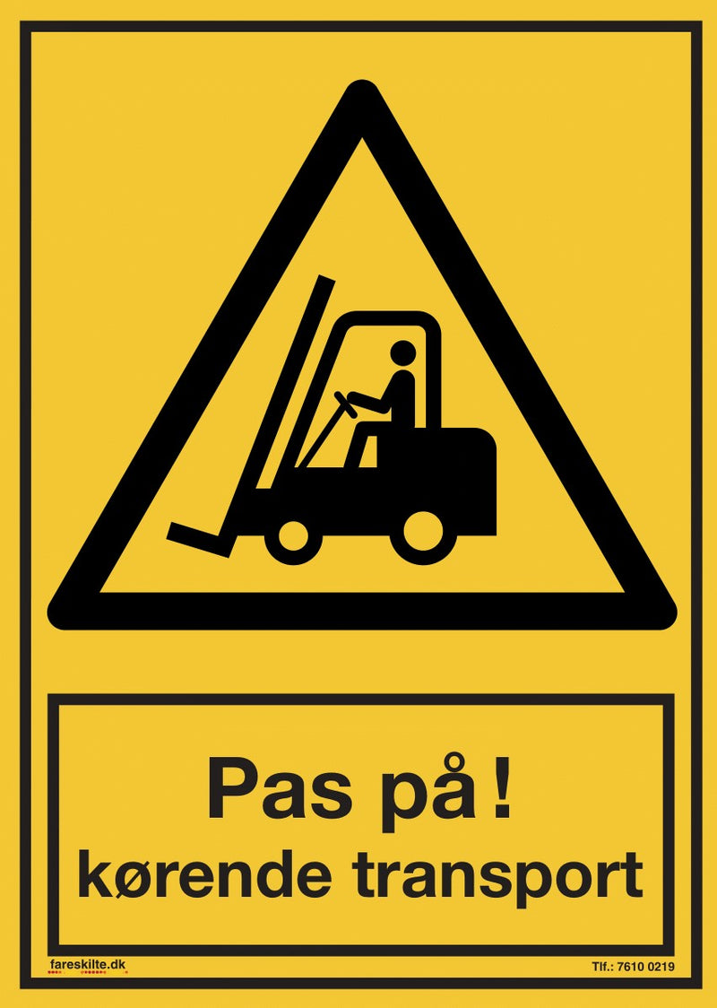 PAS PÅ! KØRENDE TRANSPORT