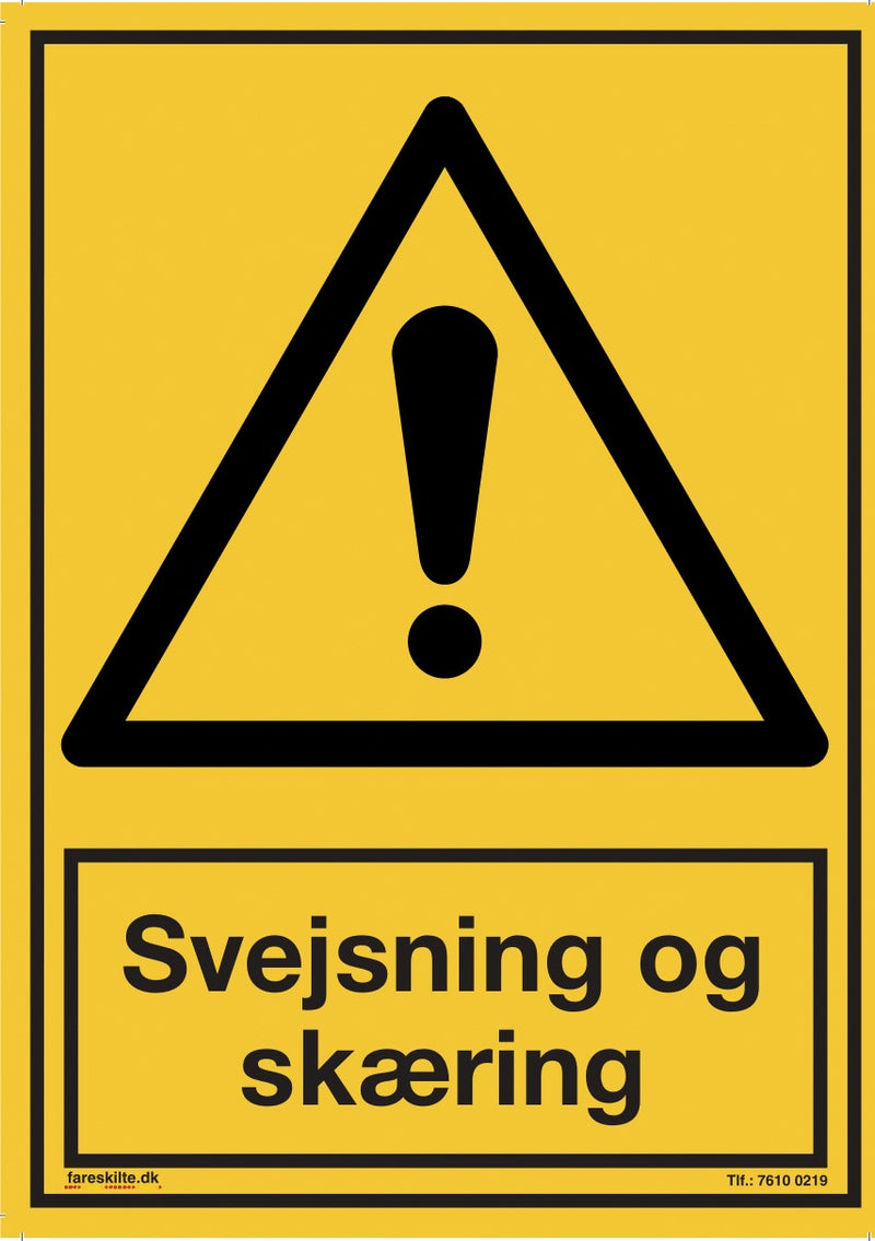 SVEJSNING OG SKÆRING