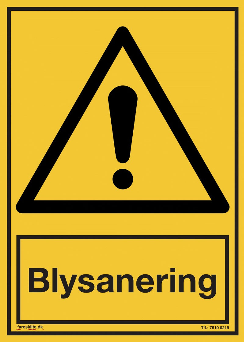 BLYSANERING