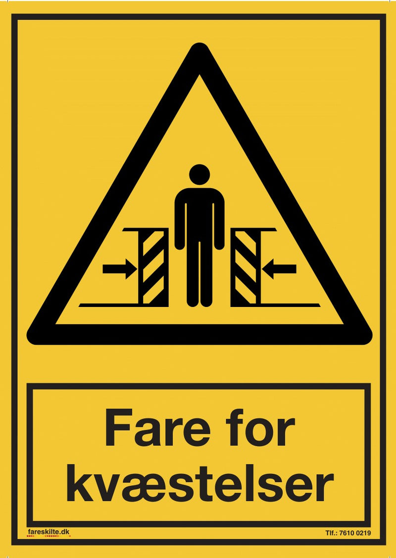 FARE FOR KVÆSTELSER