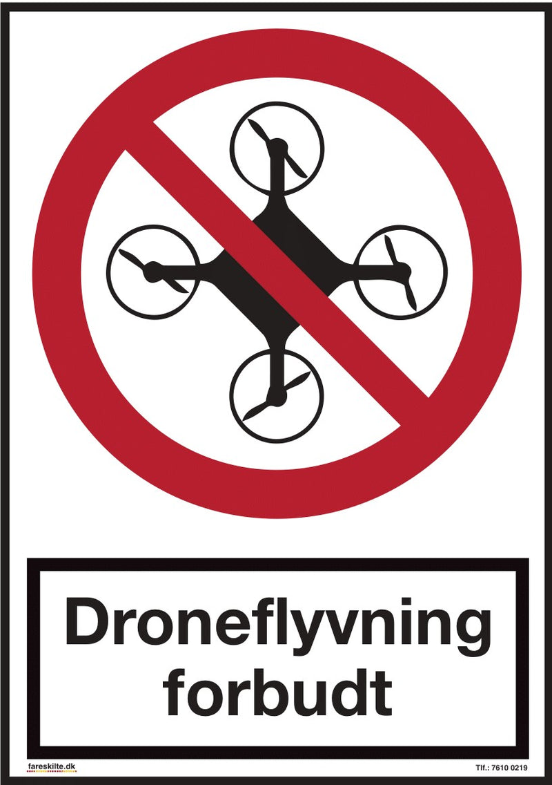 DRONEFLYVNING FORBUDT