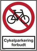CYKELPARKERING FORBUDT