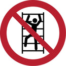 FORBUDT AT KLATRE I REOLERNE