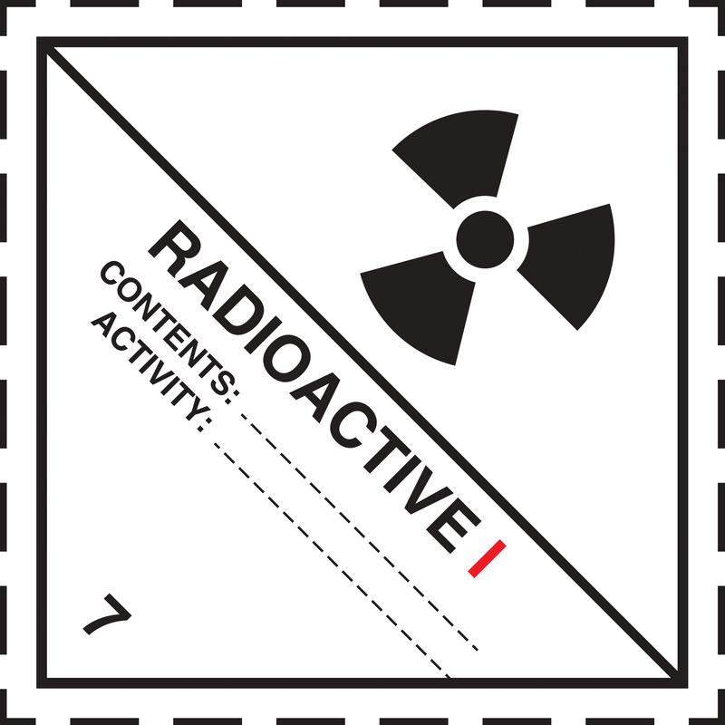 RADIOACTIVE MATERIAL - CATEGORY I