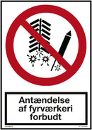 ANVENDELSE AF FYRVÆRKERI FORBUDT