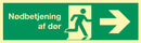 NØDBETJENING AF DØR - HØJRE