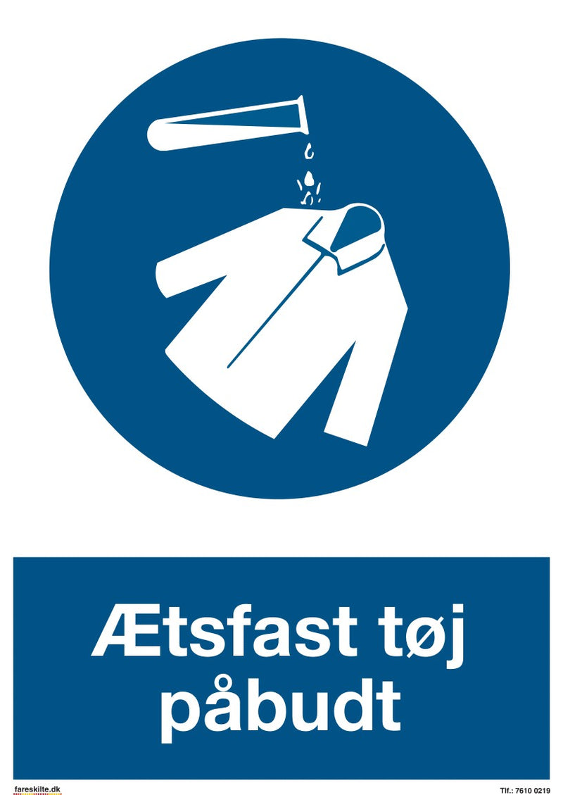 ÆTSFAST TØJ PÅBUDT