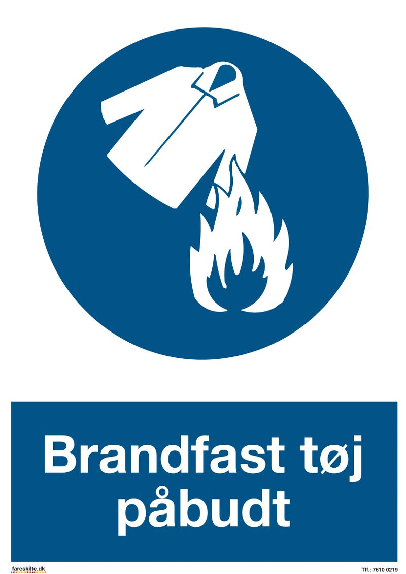 BRANDFAST TØJ PÅBUDT