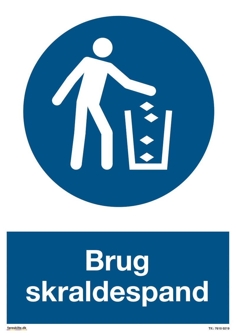 BRUG SKRALDESPAND