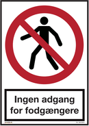 INGENADGANGFORFODGÆNGERE