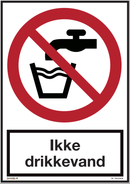 IKKE DRIKKEVAND