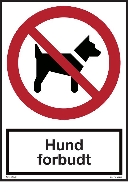 HUND FORBUDT