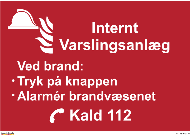 INTERNT VARSLINGSANLÆG