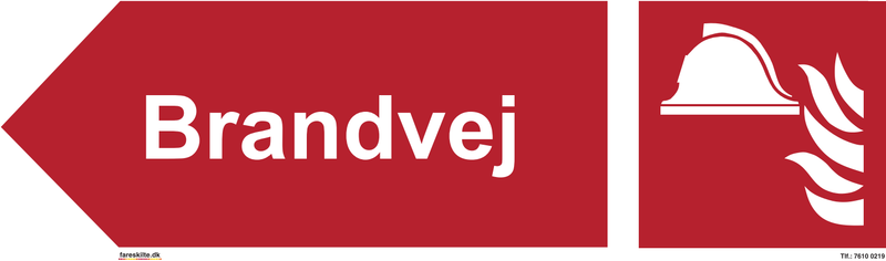 BRANDVEJ PIL VENSTRE