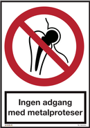 INGENADGANGMEDMETALPROTESER